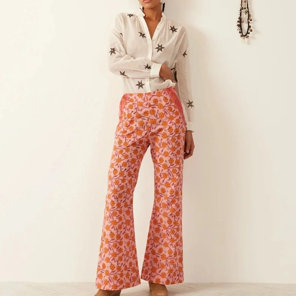 New NWT Alix of Bohemia Pants Charlie Marigold Punch